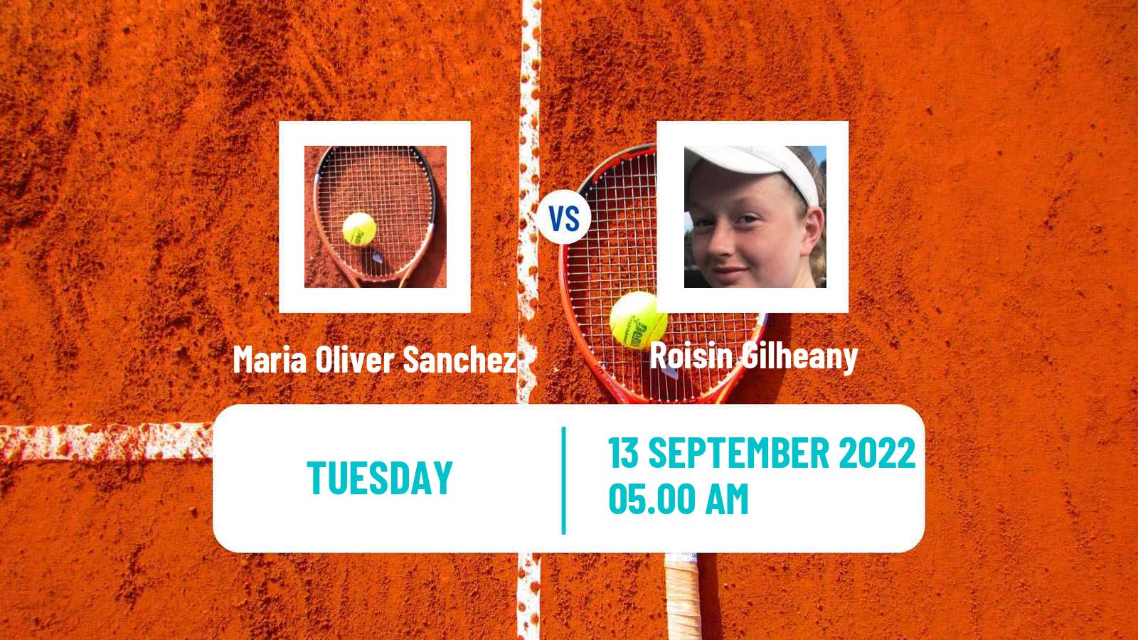 Tennis ITF Tournaments Maria Oliver Sanchez - Roisin Gilheany