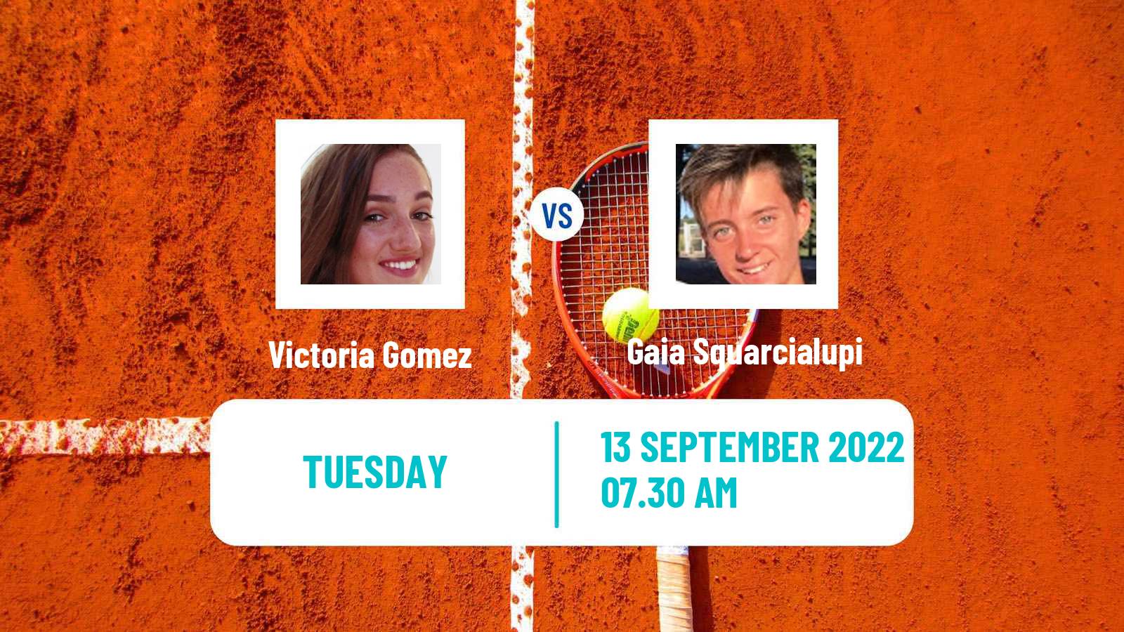 Tennis ITF Tournaments Victoria Gomez - Gaia Squarcialupi