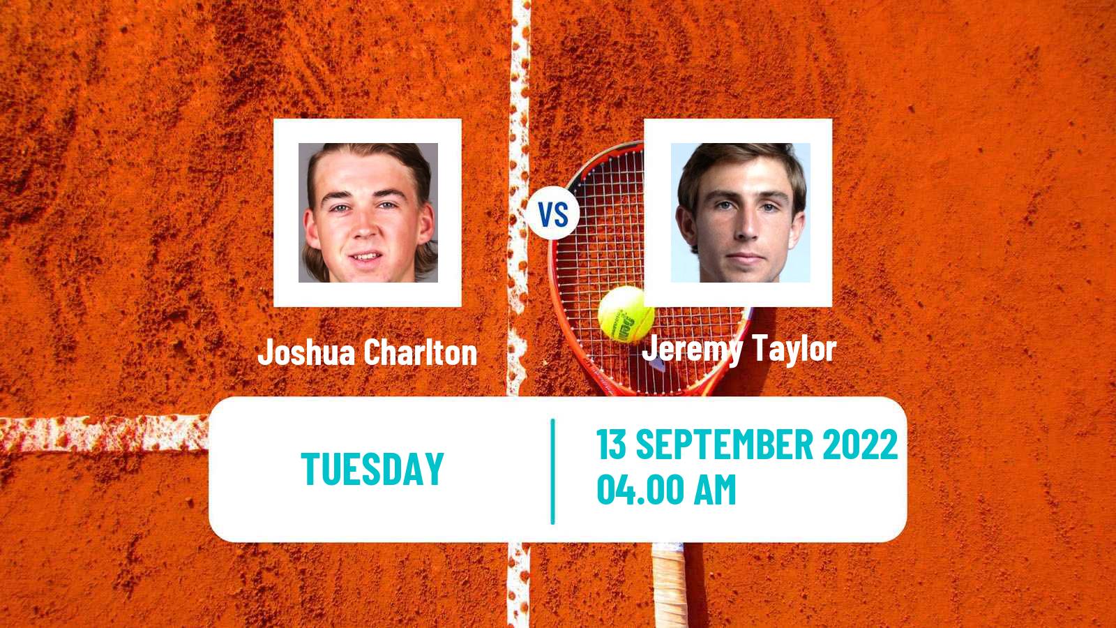 Tennis ITF Tournaments Joshua Charlton - Jeremy Taylor