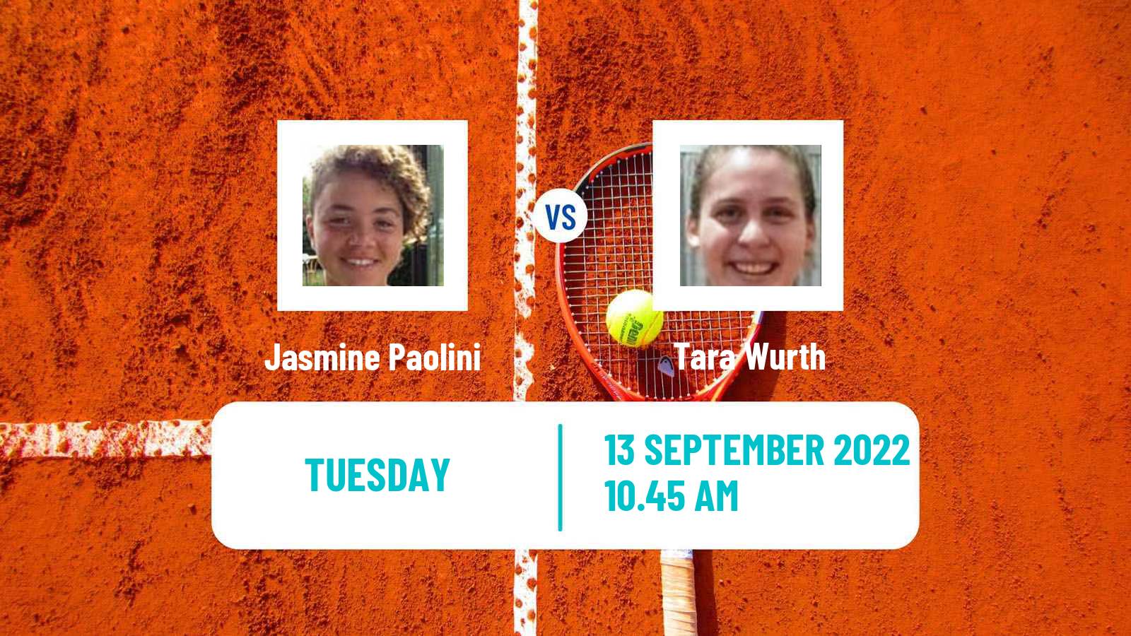 Tennis WTA Portoroz Jasmine Paolini - Tara Wurth