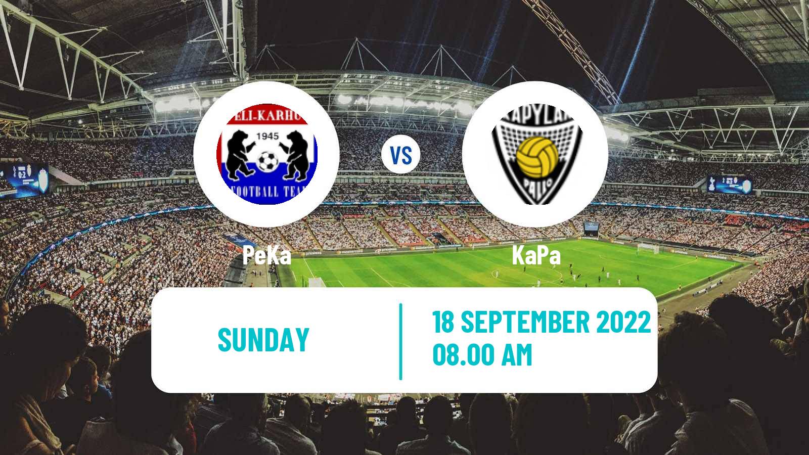 Soccer Finnish Kakkonen Group A PeKa - KaPa