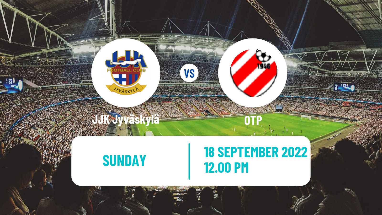 Soccer Finnish Kakkonen Group C JJK Jyväskylä - OTP