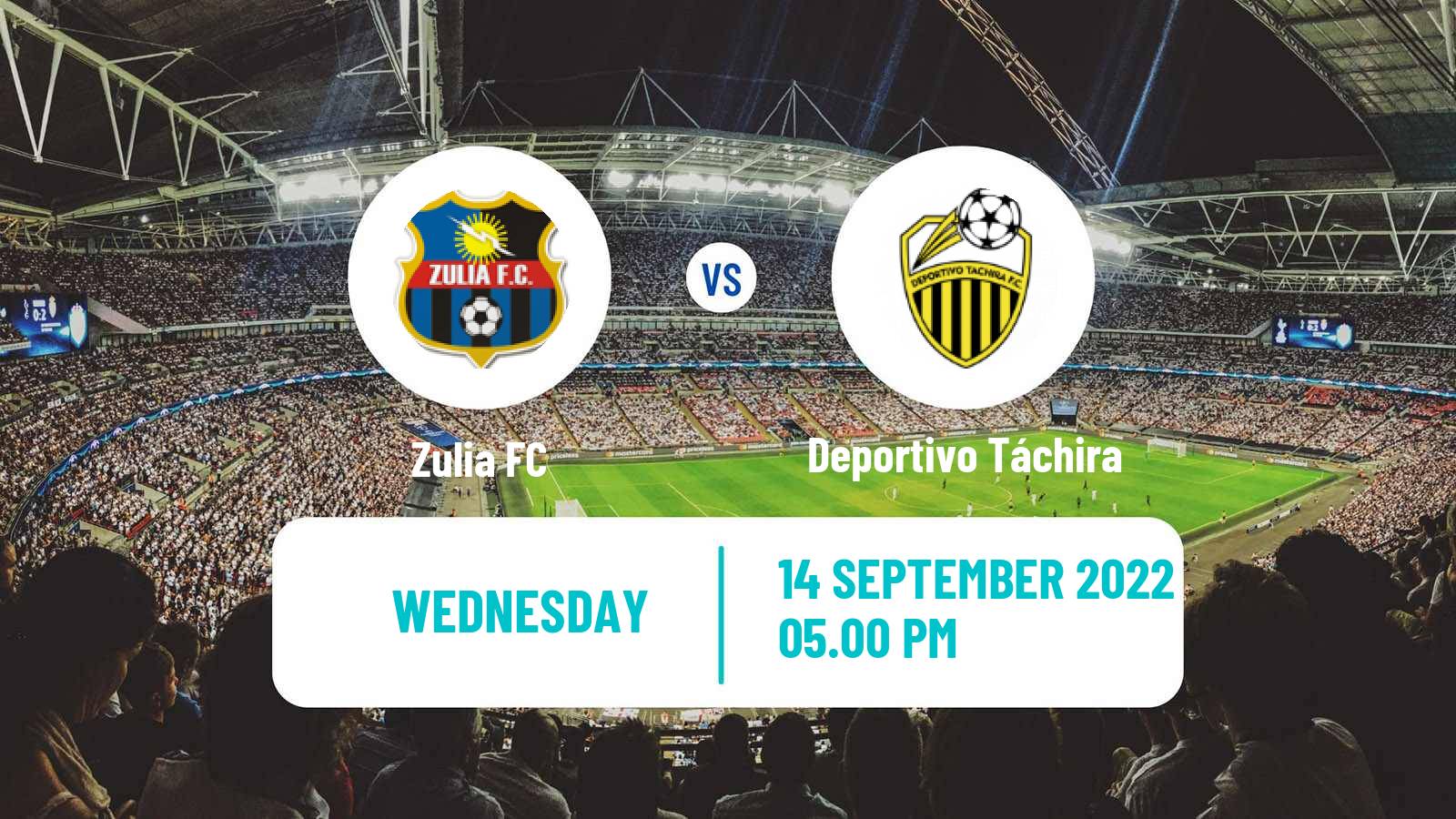 Soccer Venezuelan Primera Division Zulia - Deportivo Táchira