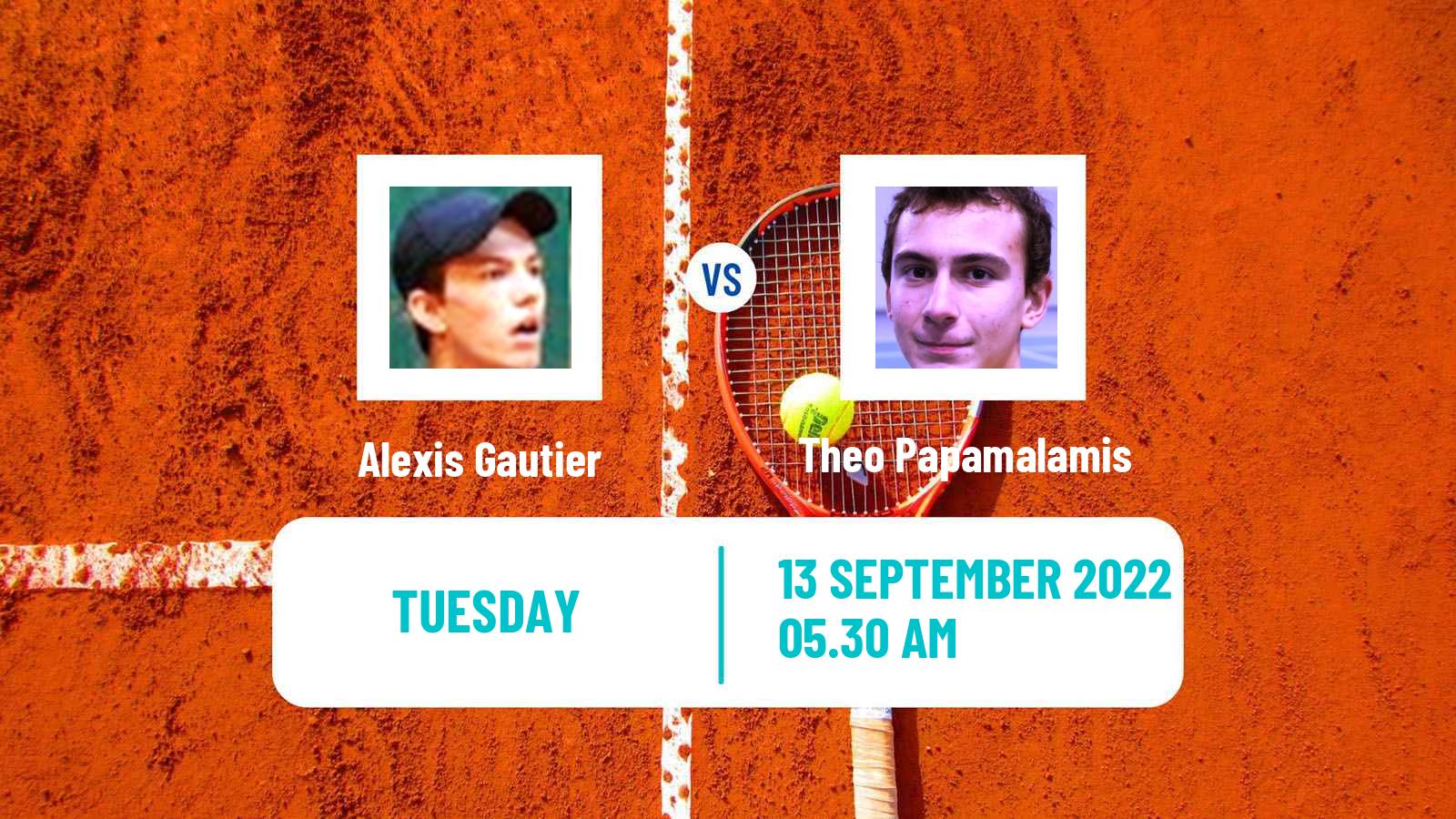 Tennis ITF Tournaments Alexis Gautier - Theo Papamalamis