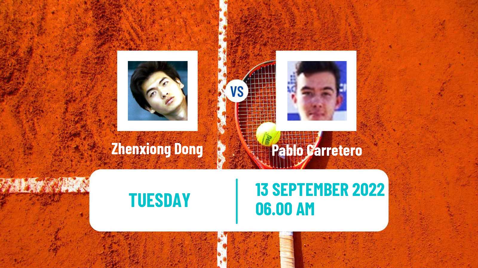 Tennis ITF Tournaments Zhenxiong Dong - Pablo Carretero