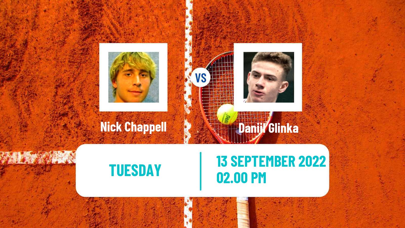 Tennis ATP Challenger Nick Chappell - Daniil Glinka