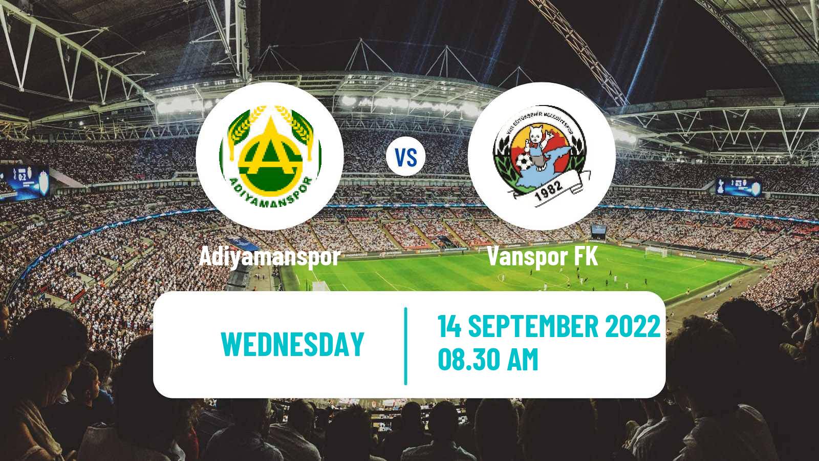 Soccer Turkish Second League Red Group Adiyamanspor - Vanspor