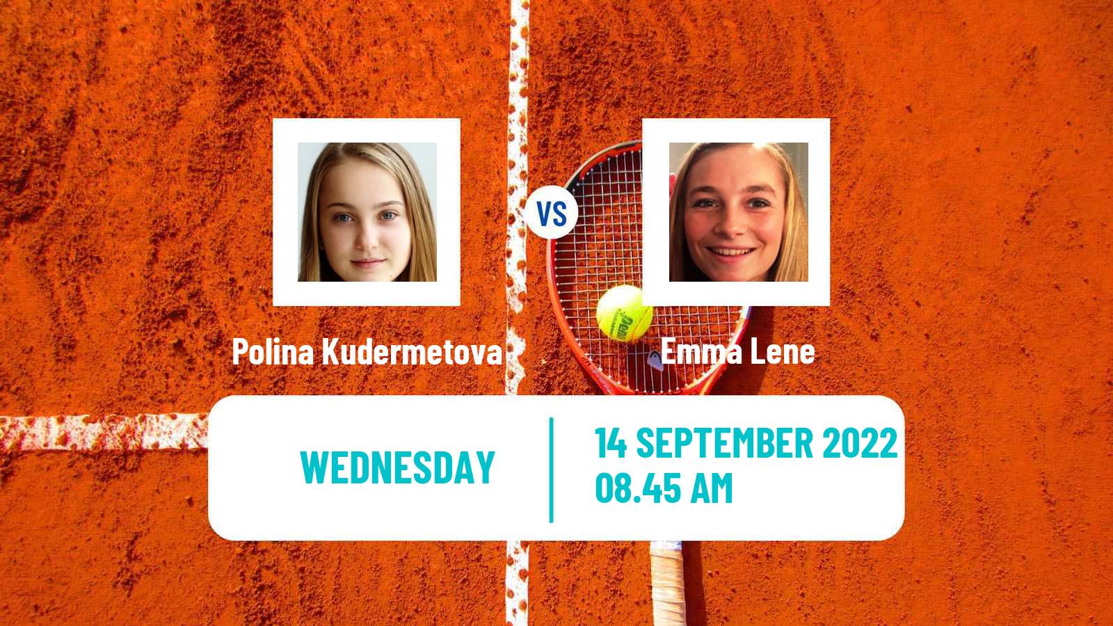 Tennis ITF Tournaments Polina Kudermetova - Emma Lene