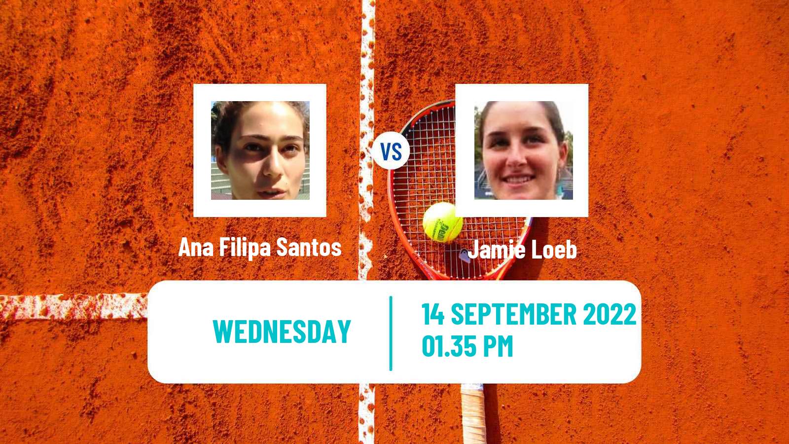 Tennis ITF Tournaments Ana Filipa Santos - Jamie Loeb