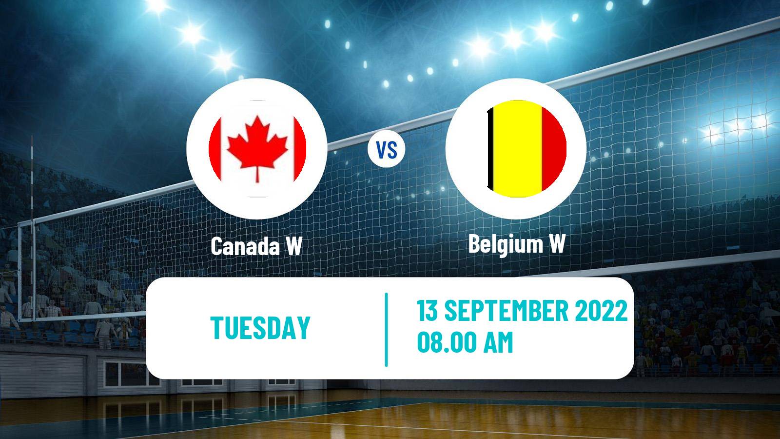 Volleyball Friendly International Volleyball Women Canada W - Belgium W