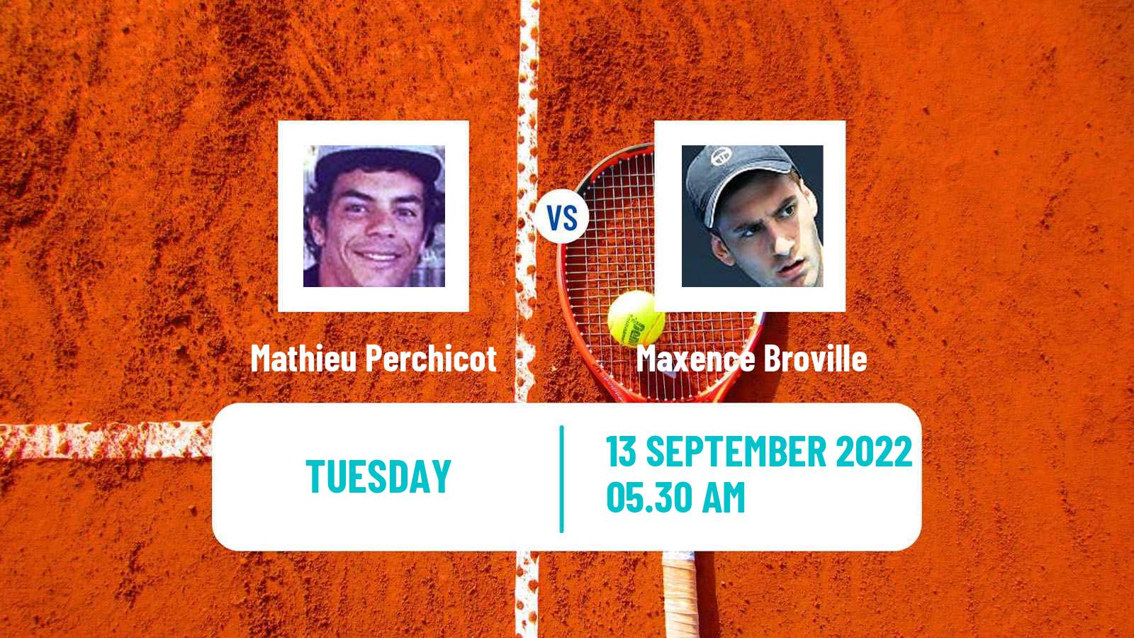 Tennis ITF Tournaments Mathieu Perchicot - Maxence Broville