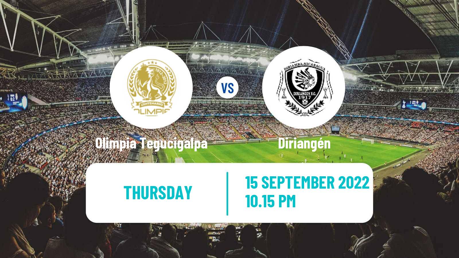 Soccer CONCACAF League Olimpia Tegucigalpa - Diriangén