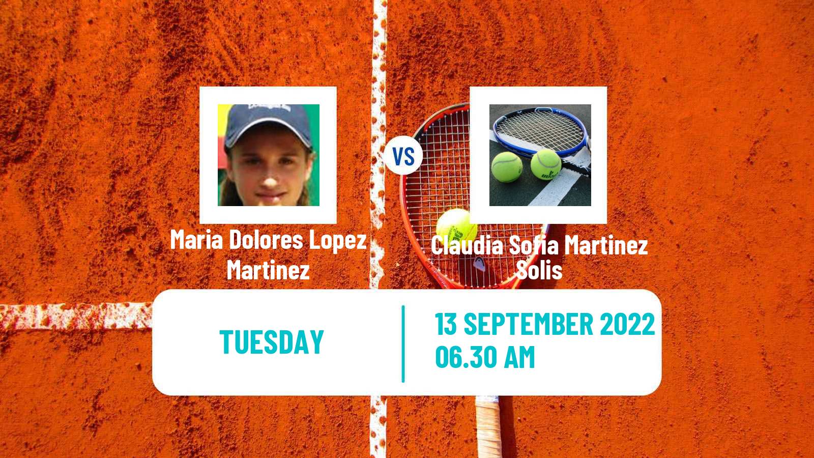 Tennis ITF Tournaments Maria Dolores Lopez Martinez - Claudia Sofia Martinez Solis