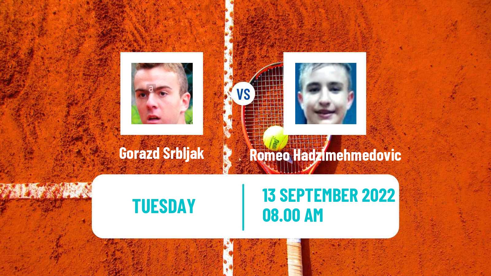 Tennis ITF Tournaments Gorazd Srbljak - Romeo Hadzimehmedovic