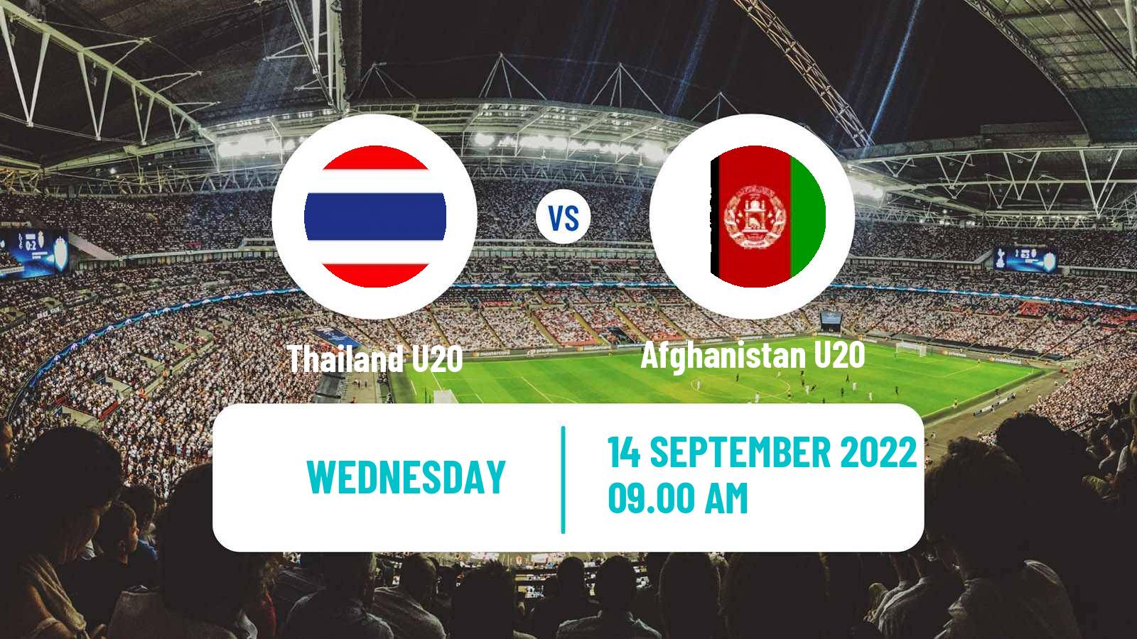 Soccer AFC Championship U20 Thailand U20 - Afghanistan U20