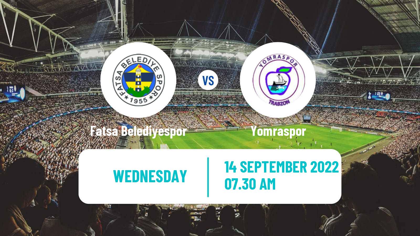 Soccer Turkish Cup Fatsa Belediyespor - Yomraspor