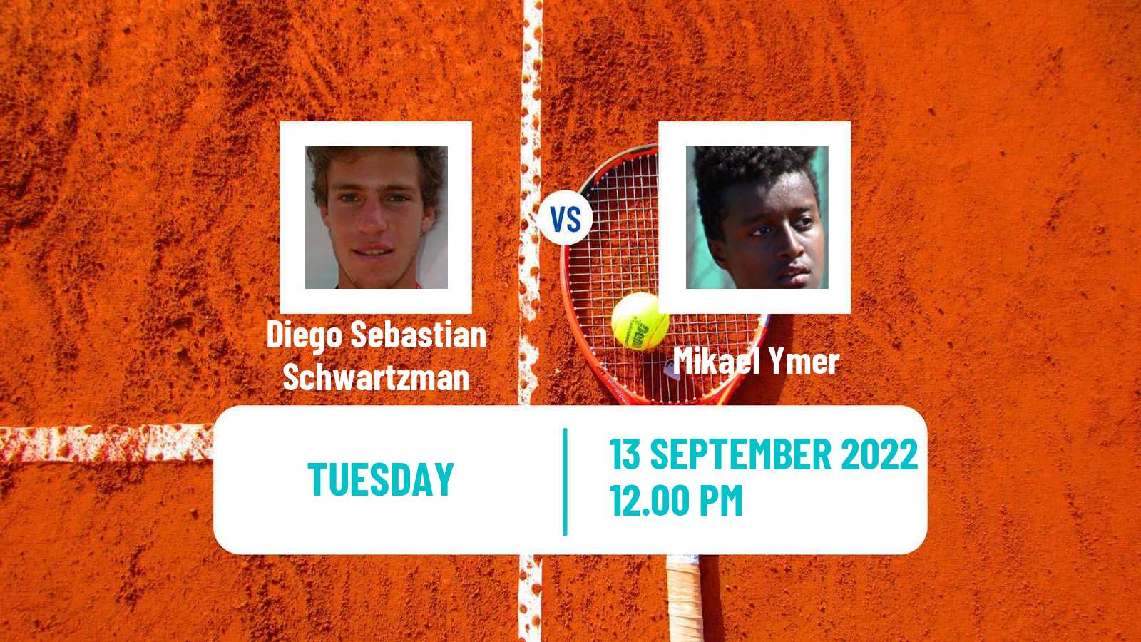 Tennis Davis Cup World Group Diego Sebastian Schwartzman - Mikael Ymer