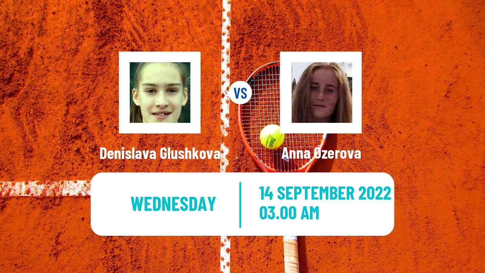 Tennis ITF Tournaments Denislava Glushkova - Anna Ozerova