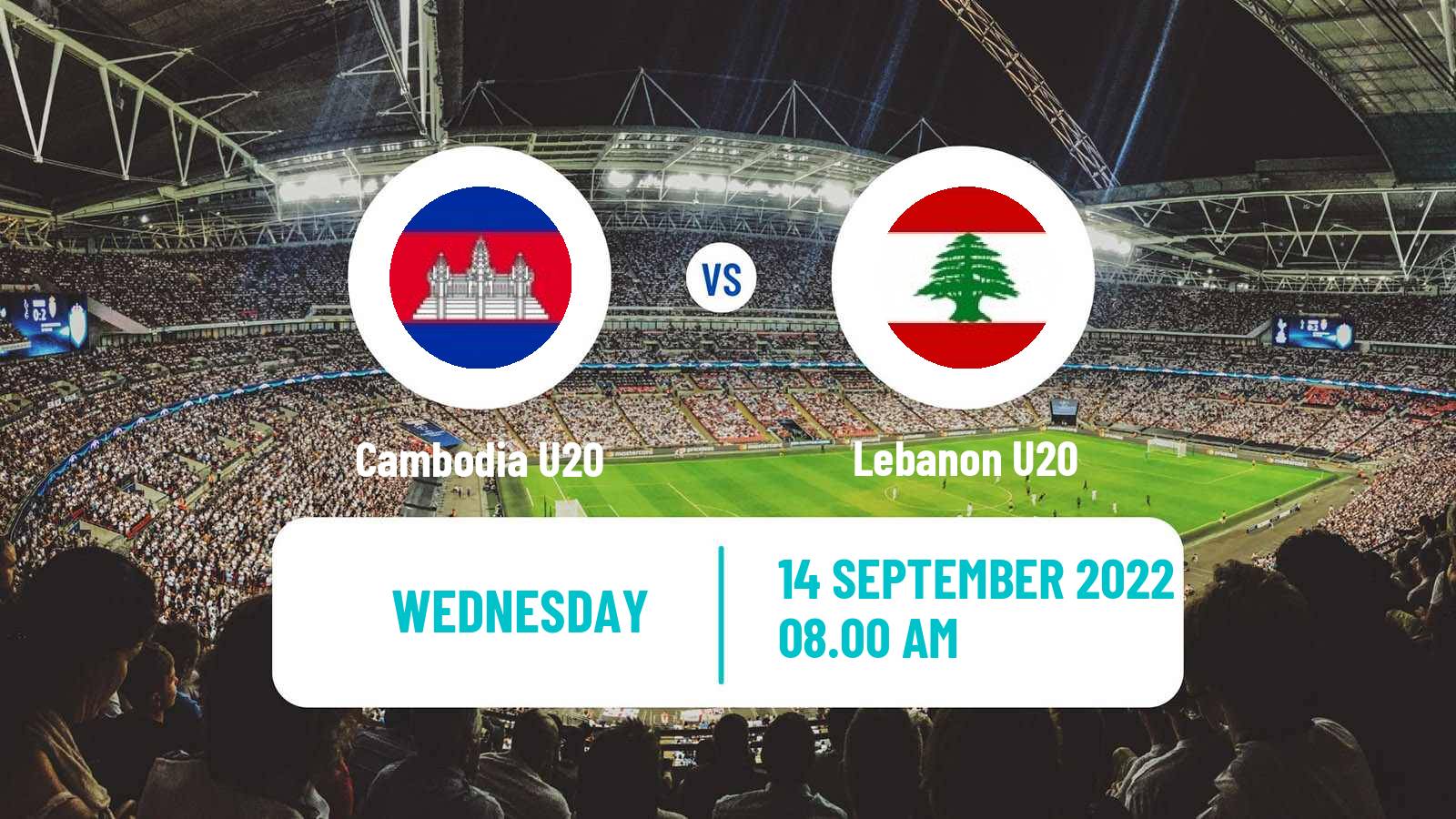 Soccer AFC Championship U20 Cambodia U20 - Lebanon U20