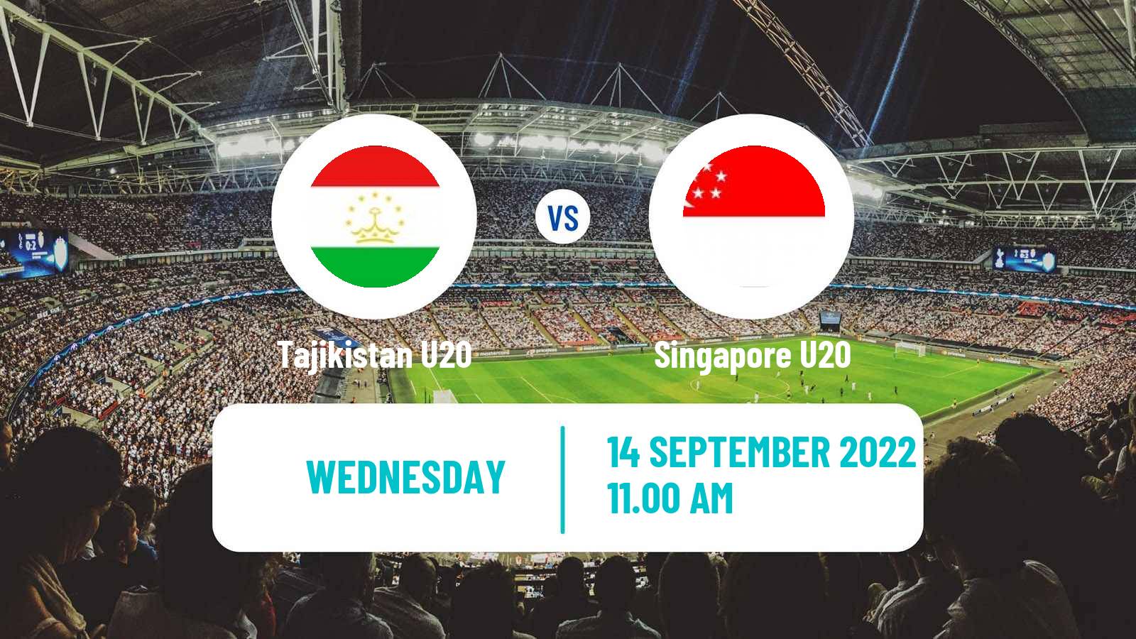 Soccer AFC Championship U20 Tajikistan U20 - Singapore U20