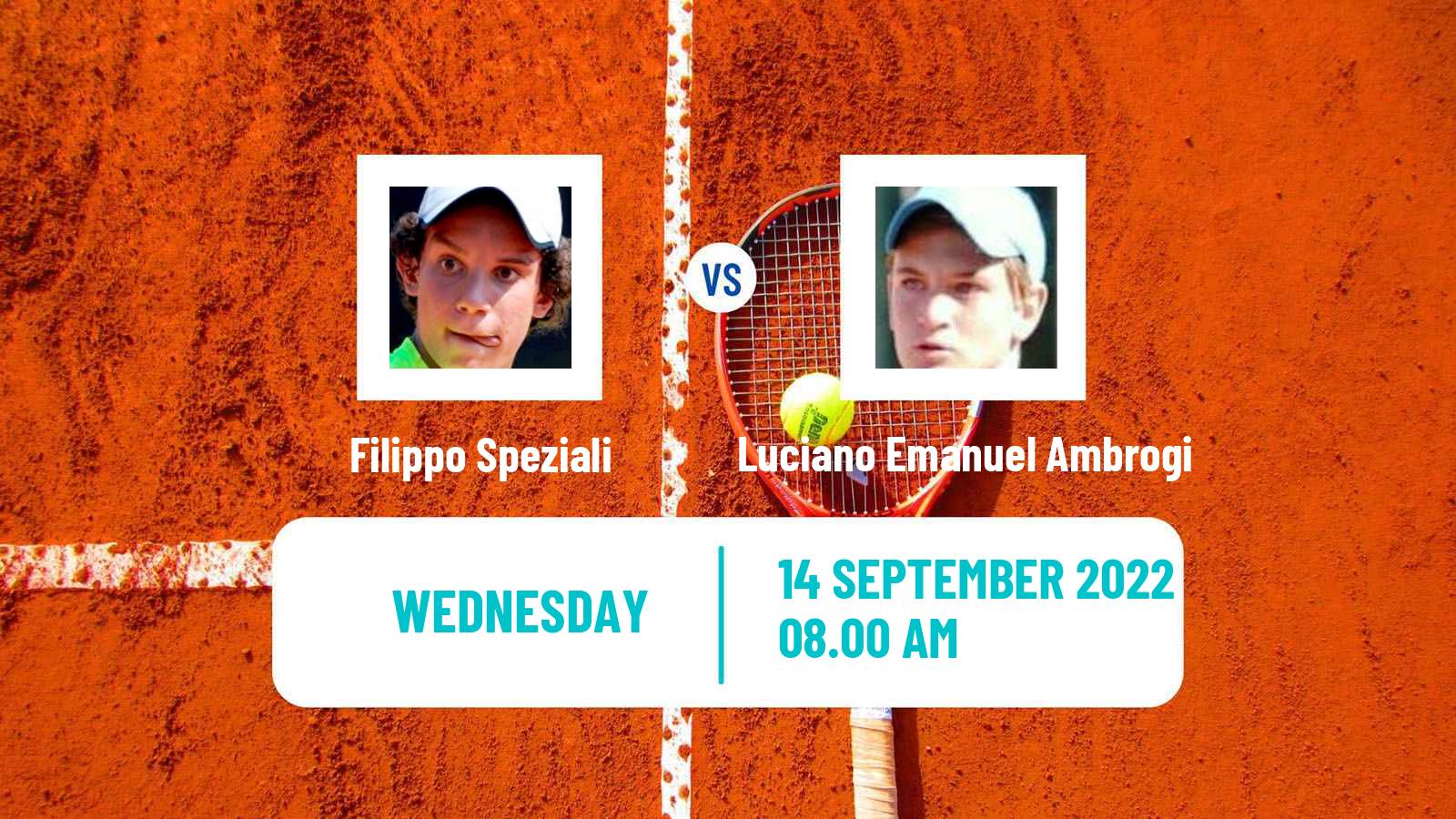 Tennis ITF Tournaments Filippo Speziali - Luciano Emanuel Ambrogi