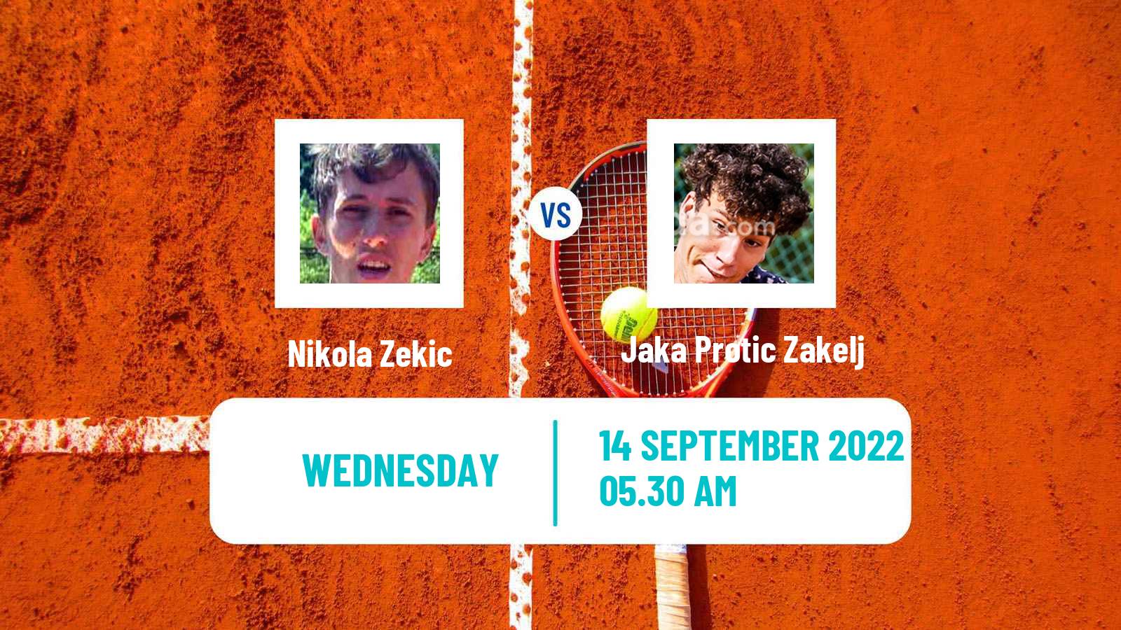 Tennis ITF Tournaments Nikola Zekic - Jaka Protic Zakelj