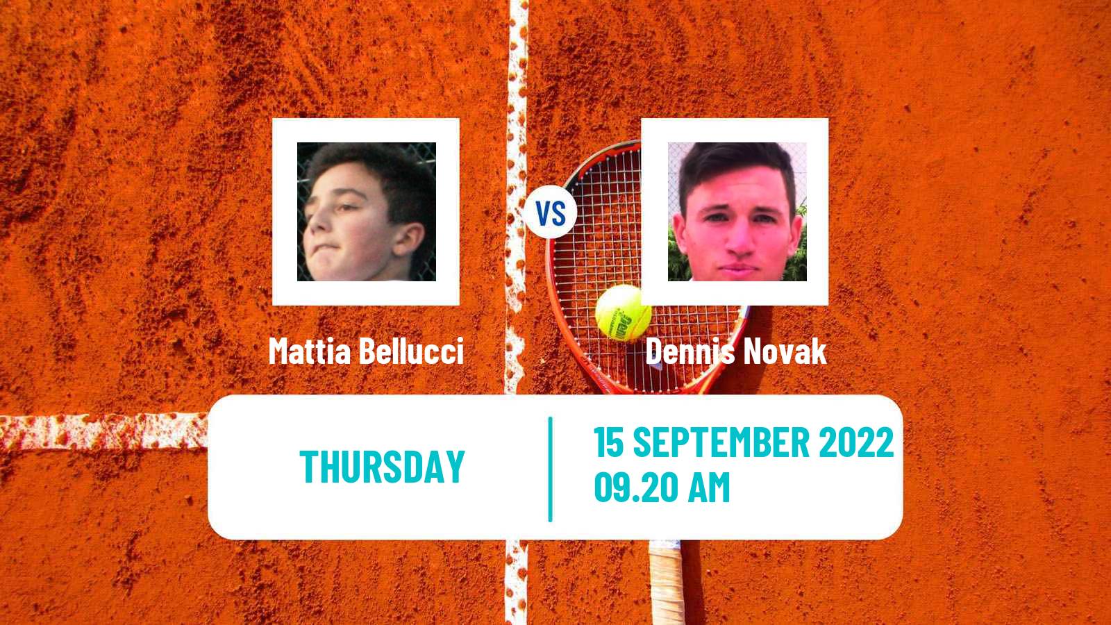 Tennis ATP Challenger Mattia Bellucci - Dennis Novak