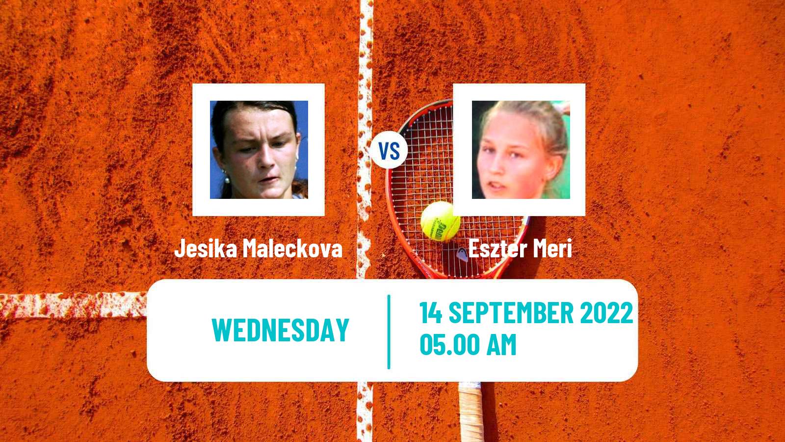 Tennis ITF Tournaments Jesika Maleckova - Eszter Meri