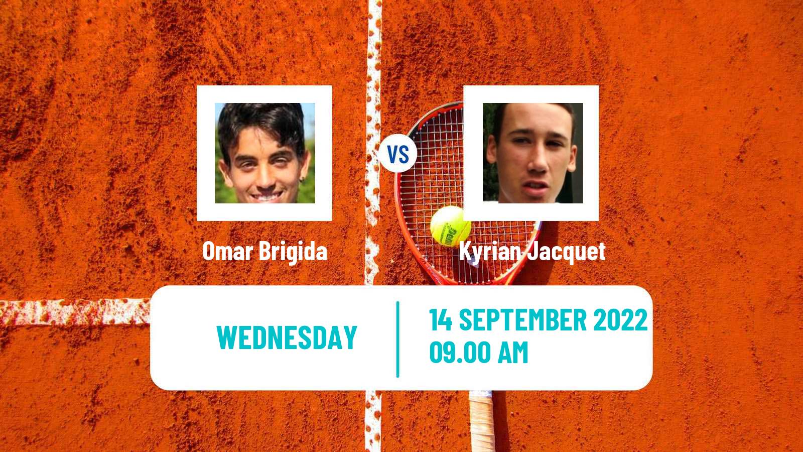 Tennis ITF Tournaments Omar Brigida - Kyrian Jacquet