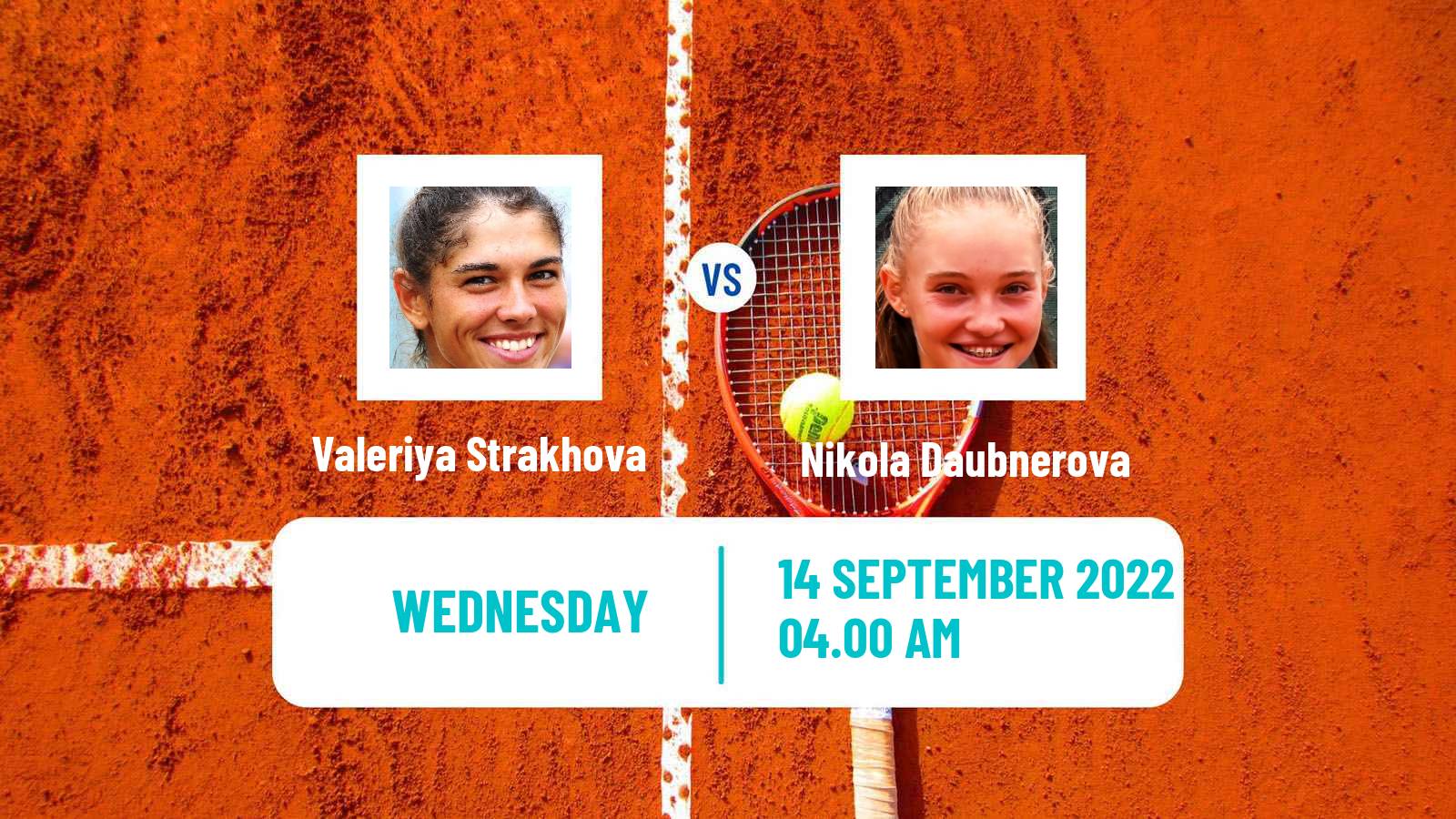 Tennis ITF Tournaments Valeriya Strakhova - Nikola Daubnerova