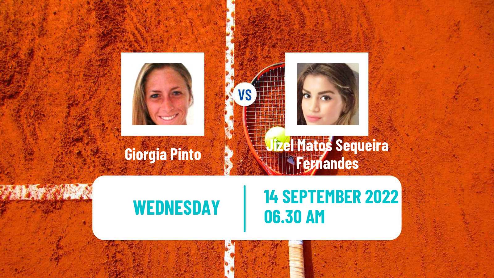 Tennis ITF Tournaments Giorgia Pinto - Jizel Matos Sequeira Fernandes