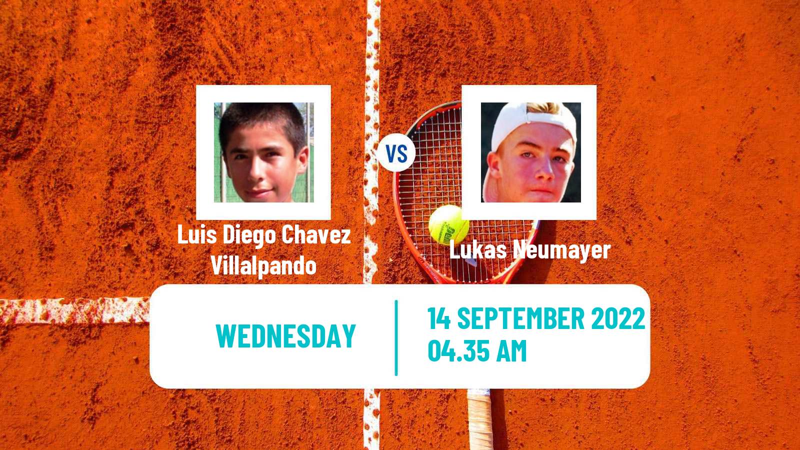 Tennis ITF Tournaments Luis Diego Chavez Villalpando - Lukas Neumayer