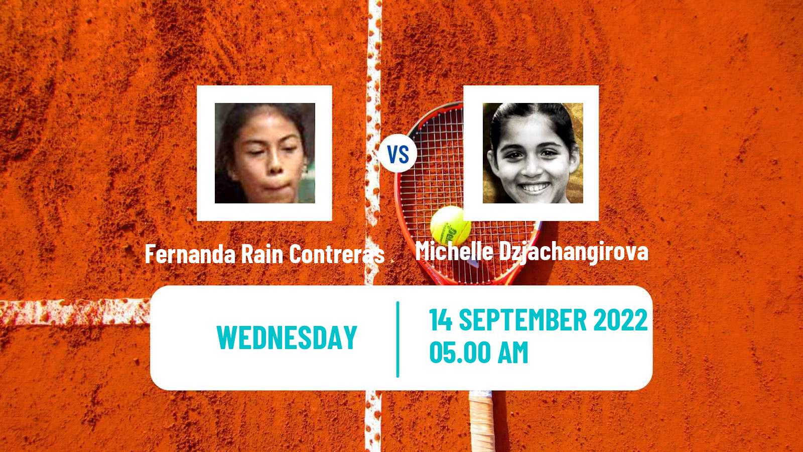 Tennis ITF Tournaments Fernanda Rain Contreras - Michelle Dzjachangirova