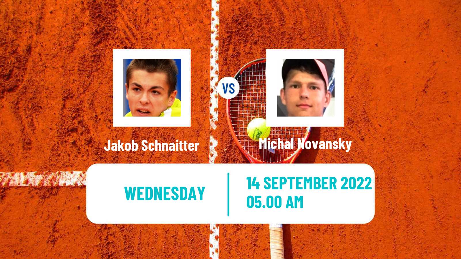 Tennis ITF Tournaments Jakob Schnaitter - Michal Novansky
