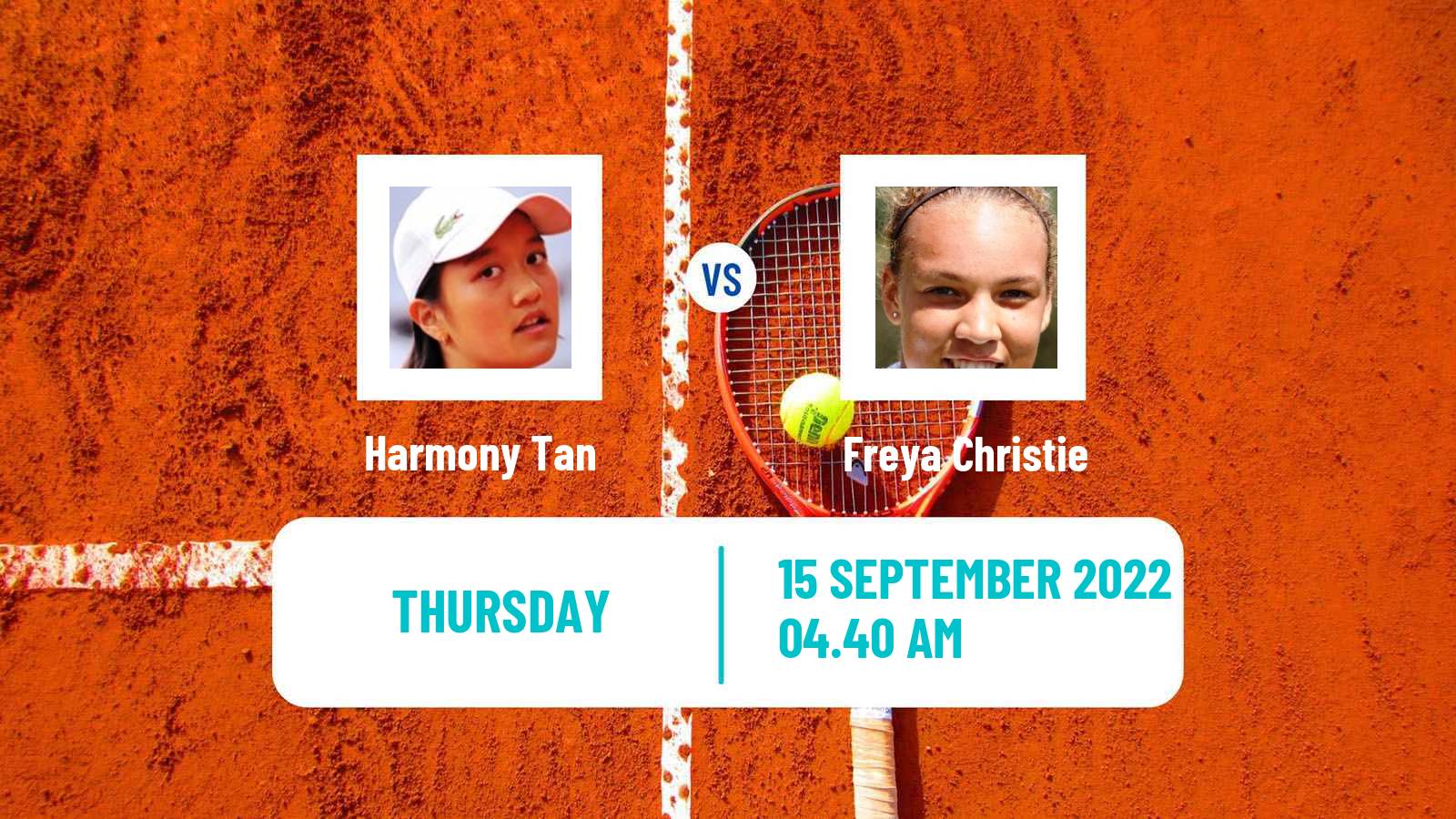 Tennis ITF Tournaments Harmony Tan - Freya Christie