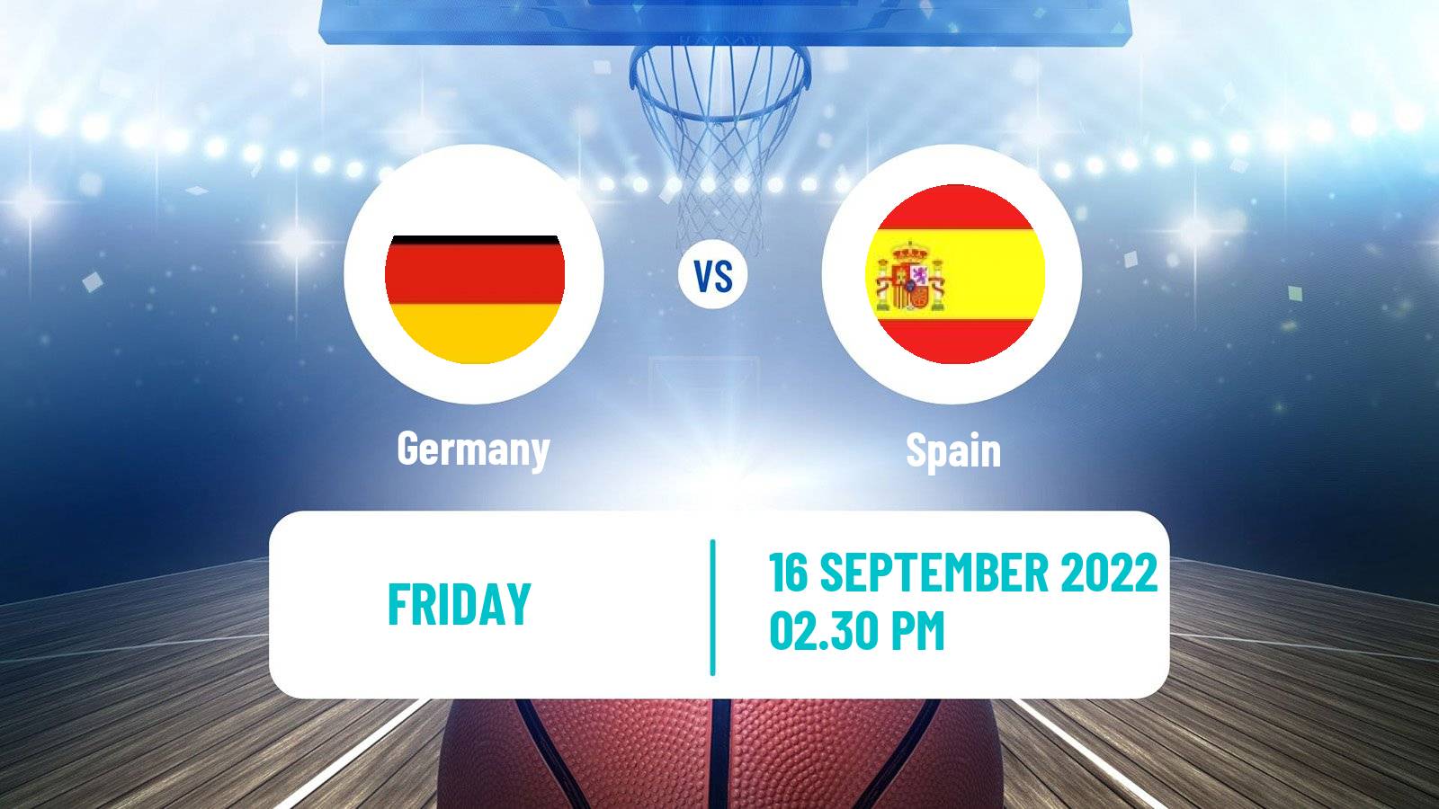 Basketball EuroBasket Germany - Spain