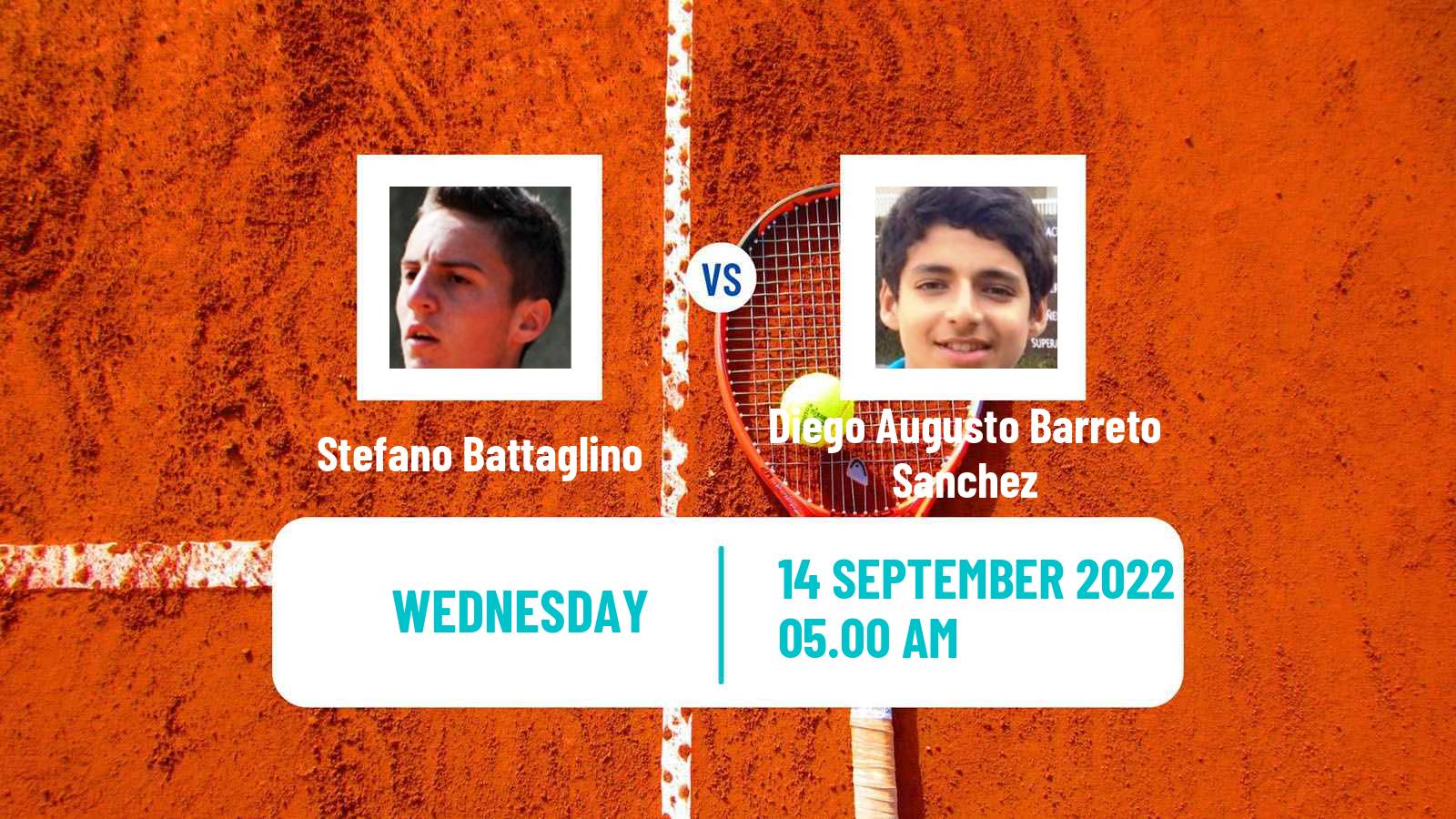 Tennis ITF Tournaments Stefano Battaglino - Diego Augusto Barreto Sanchez
