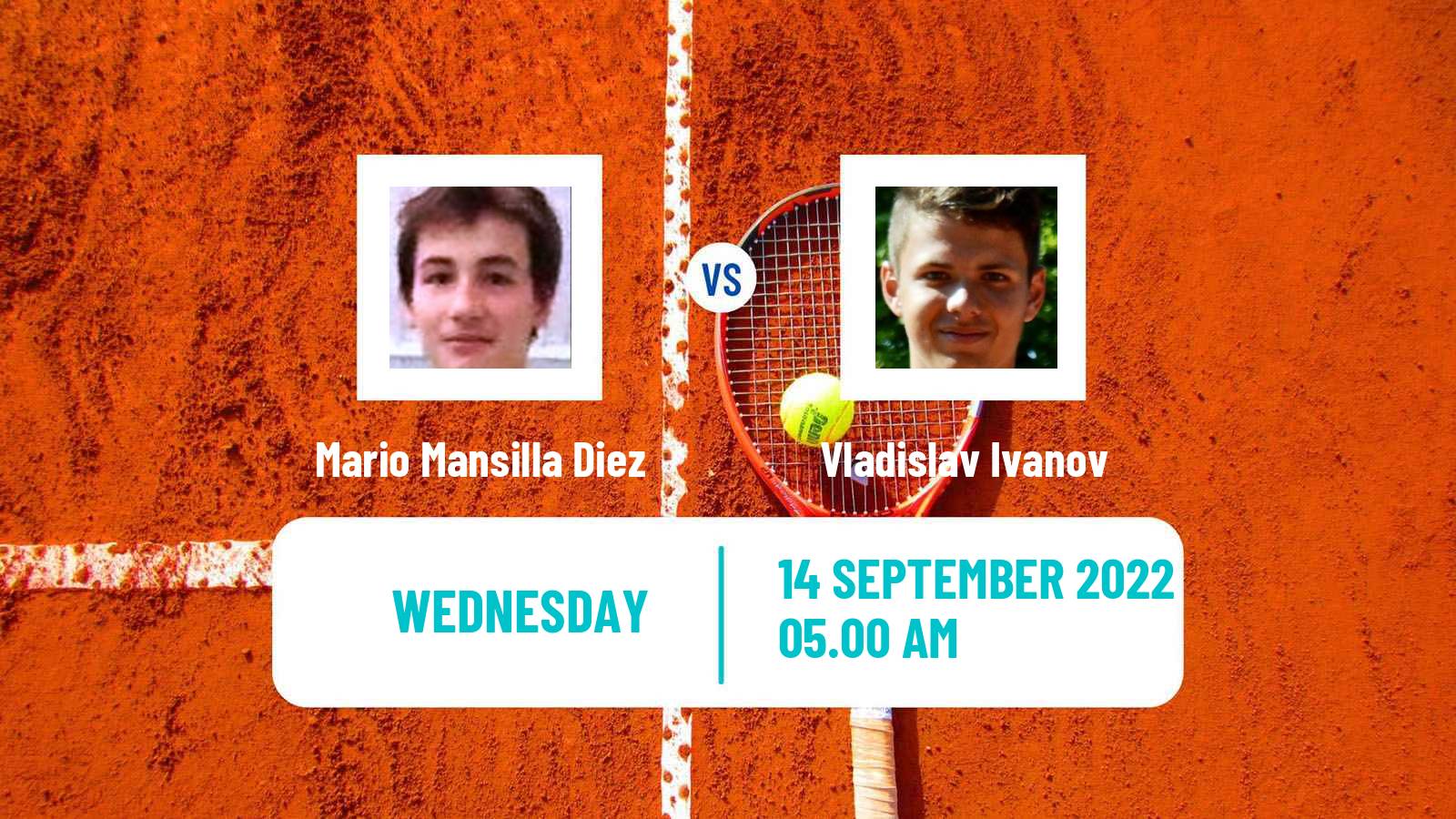 Tennis ITF Tournaments Mario Mansilla Diez - Vladislav Ivanov