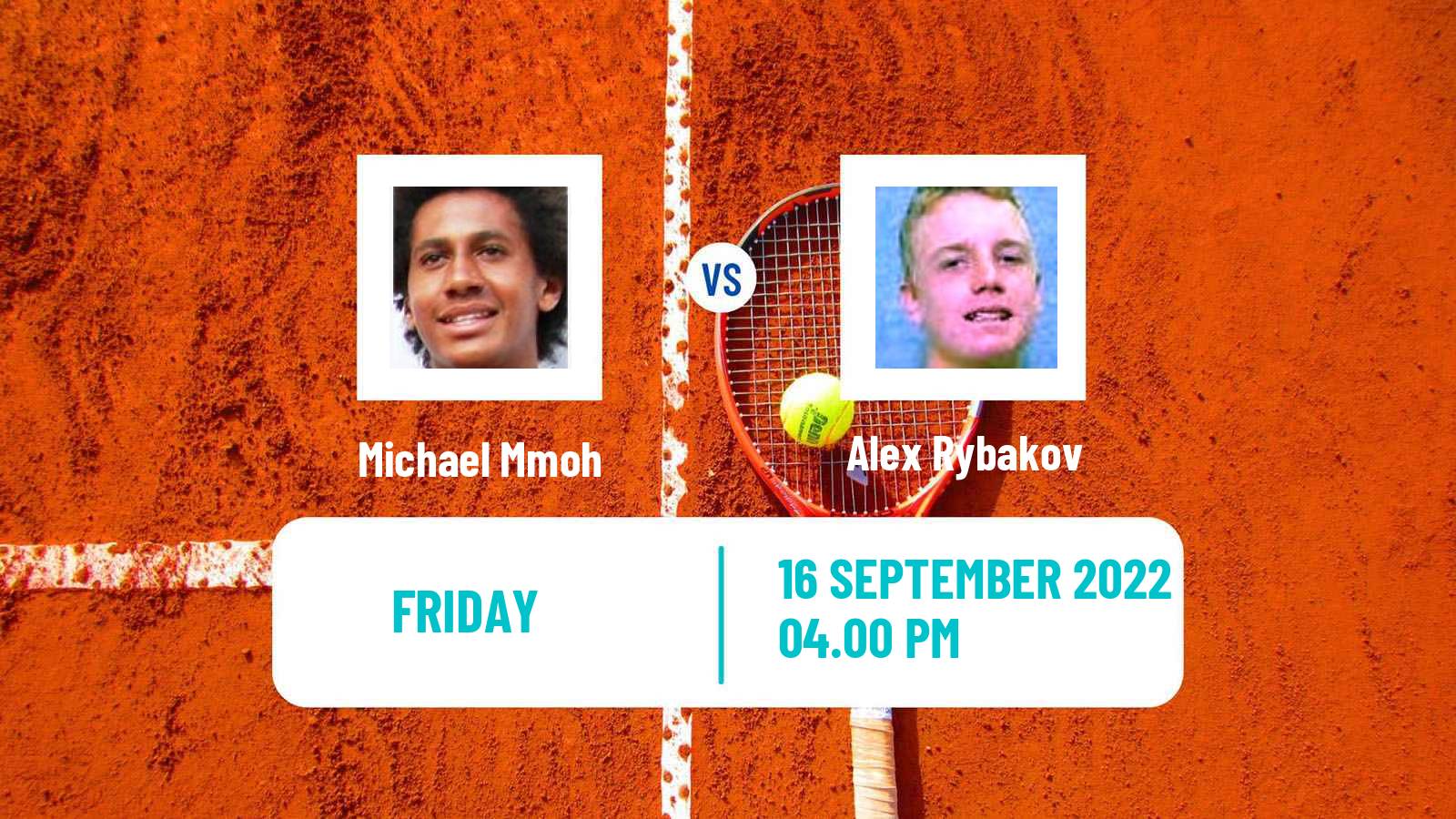 Tennis ATP Challenger Michael Mmoh - Alex Rybakov