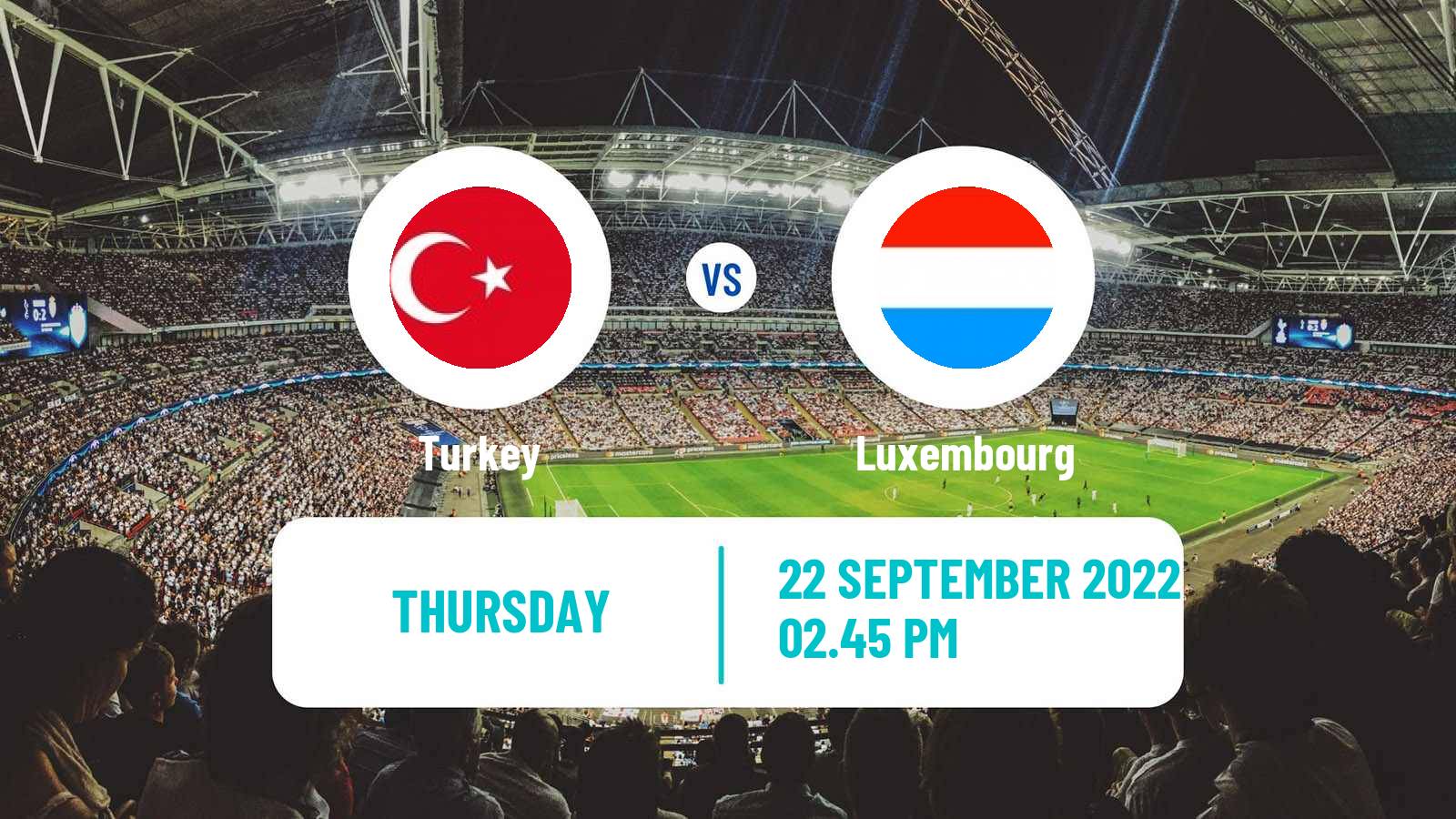 Soccer UEFA Nations League Turkey - Luxembourg