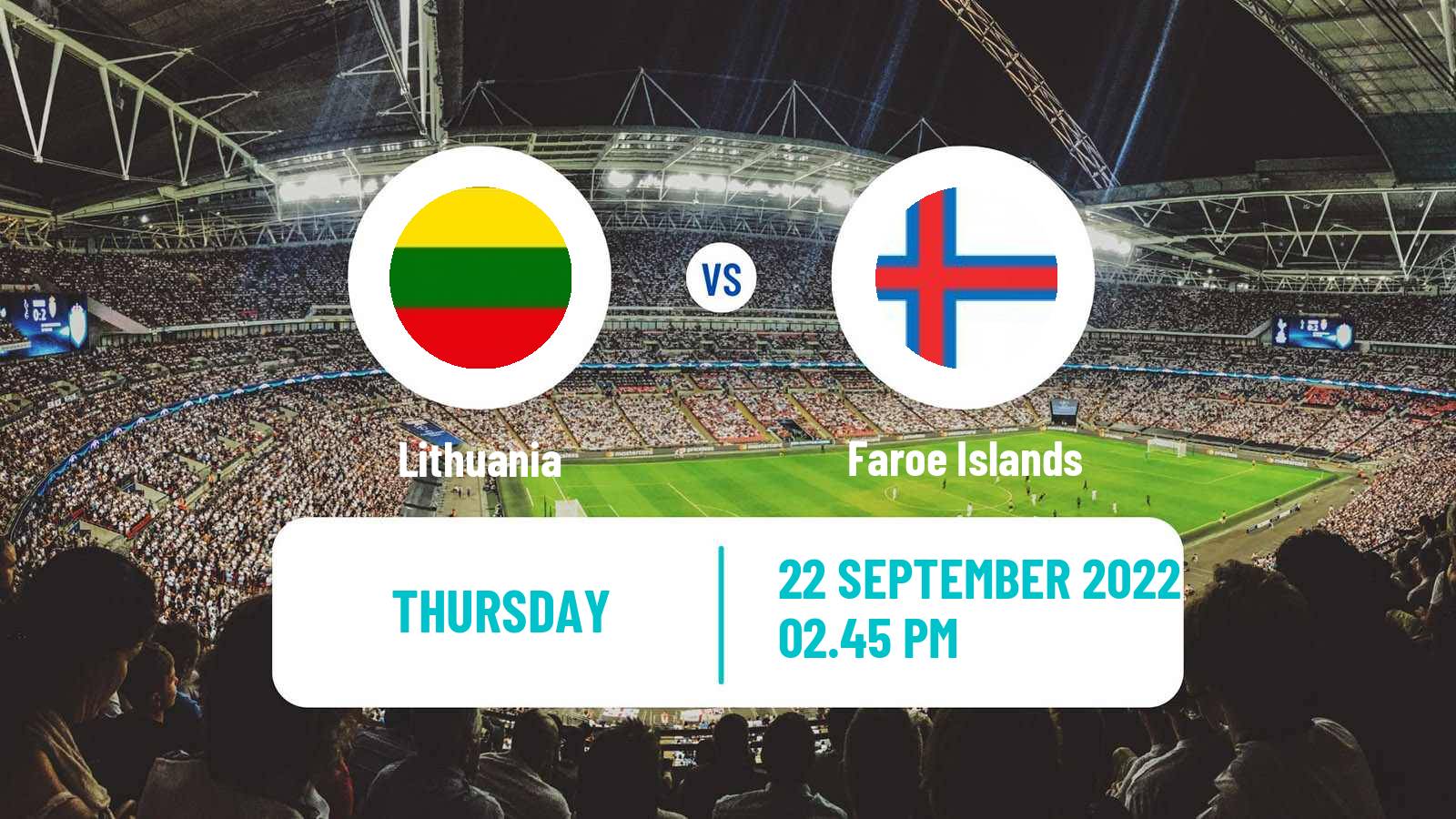 Soccer UEFA Nations League Lithuania - Faroe Islands