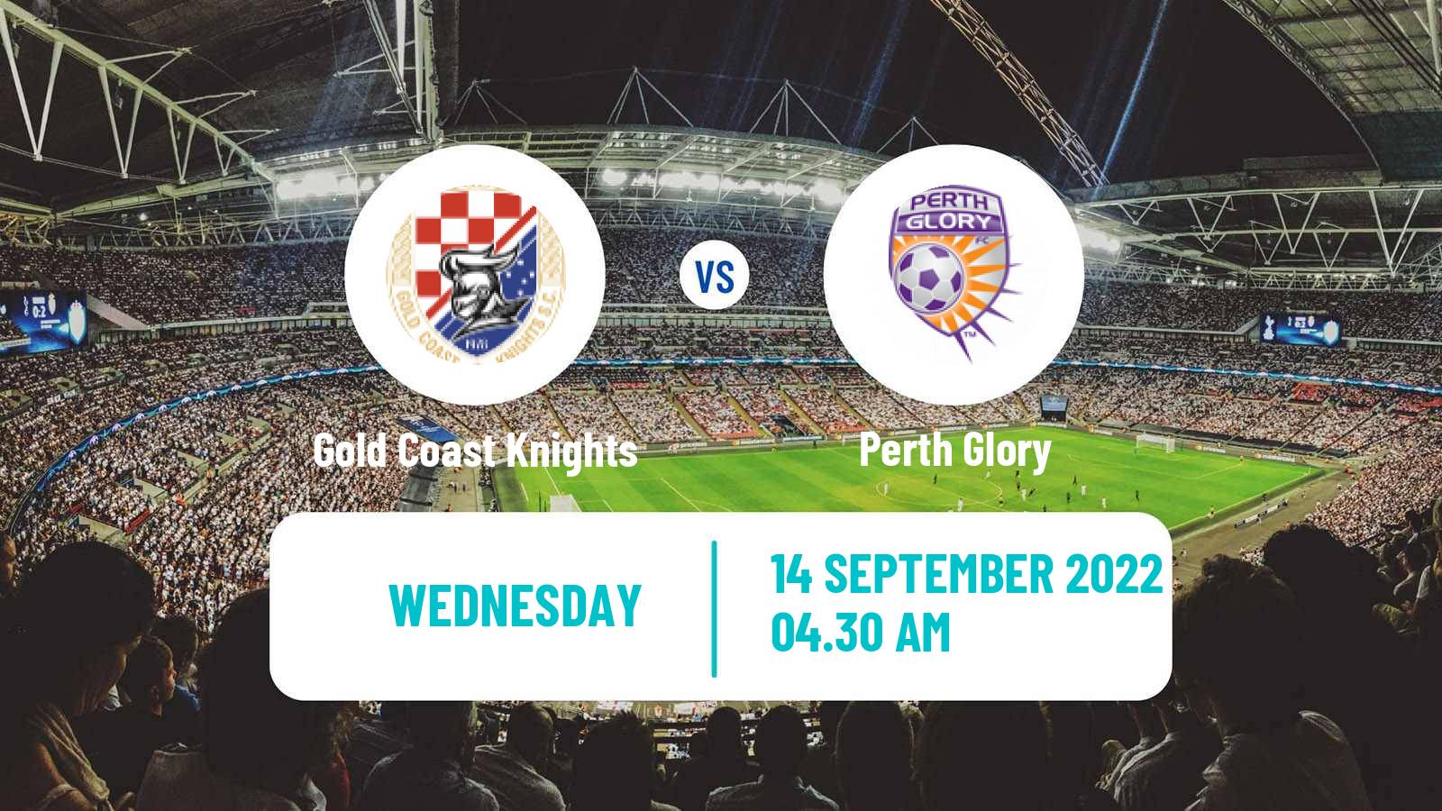 Soccer Club Friendly Gold Coast Knights - Perth Glory