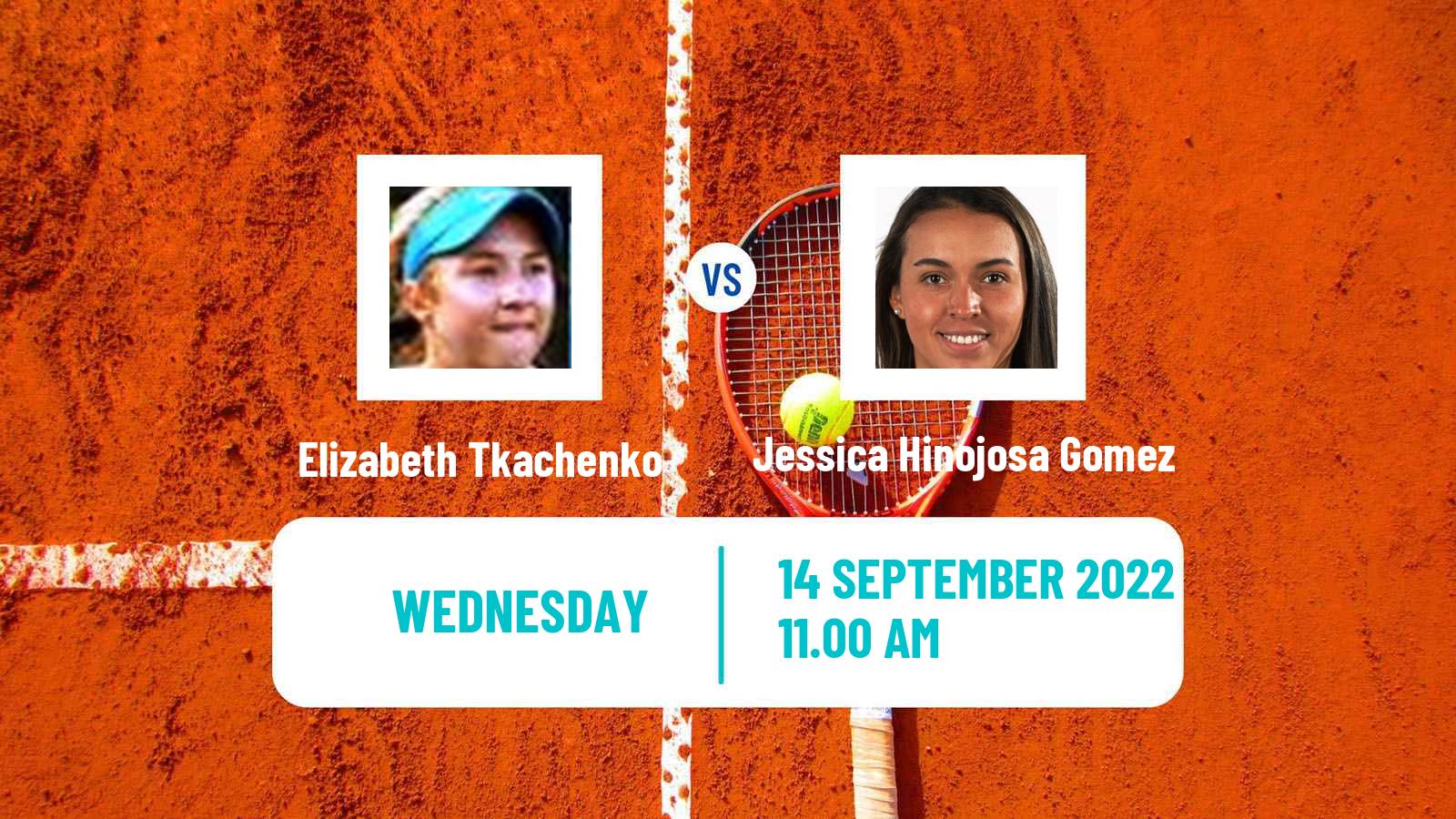 Tennis ITF Tournaments Elizabeth Tkachenko - Jessica Hinojosa Gomez