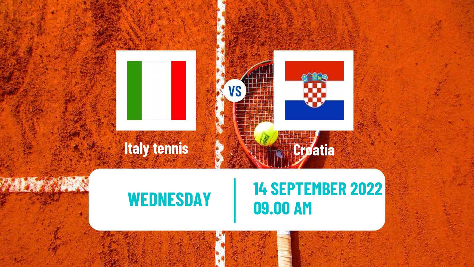 Tennis Davis Cup - World Group Teams Italy - Croatia