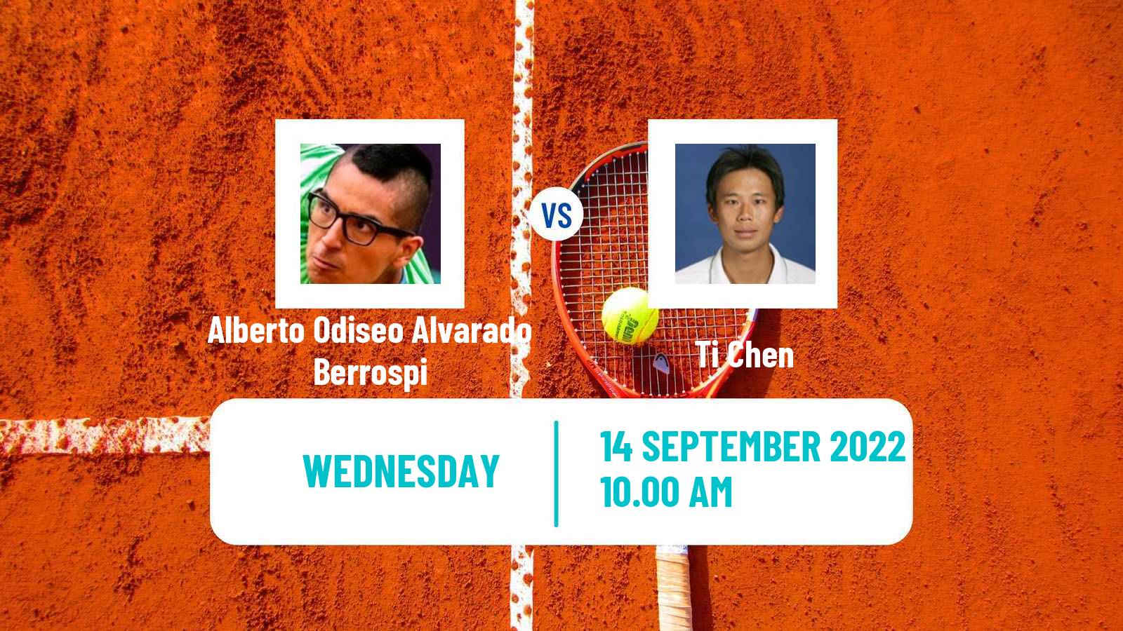 Tennis ITF Tournaments Alberto Odiseo Alvarado Berrospi - Ti Chen