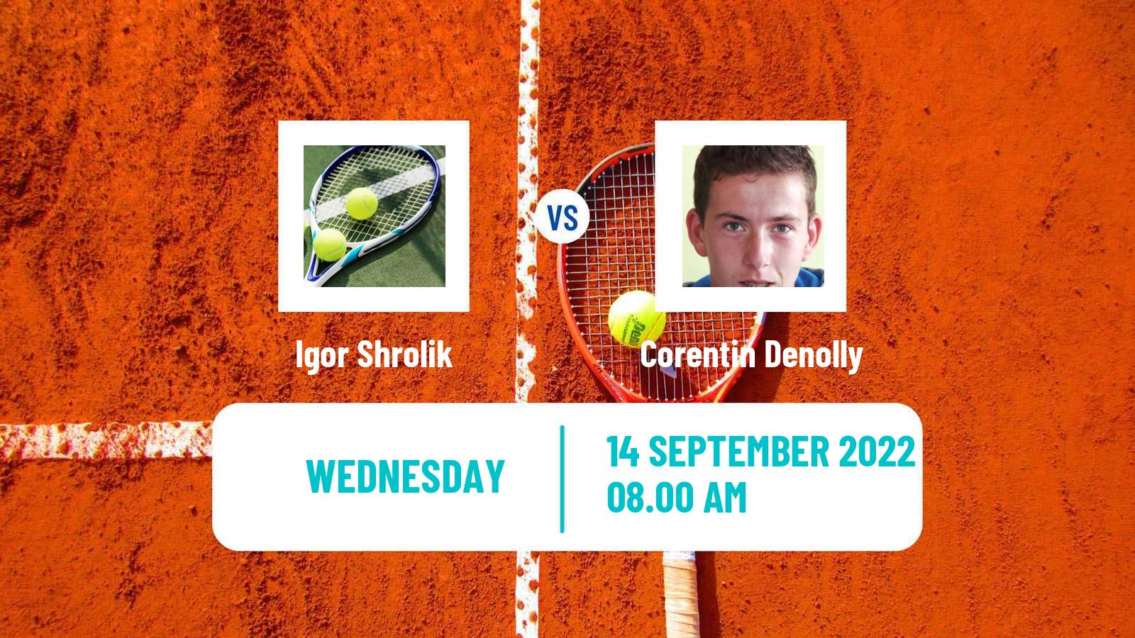 Tennis ITF Tournaments Igor Shrolik - Corentin Denolly
