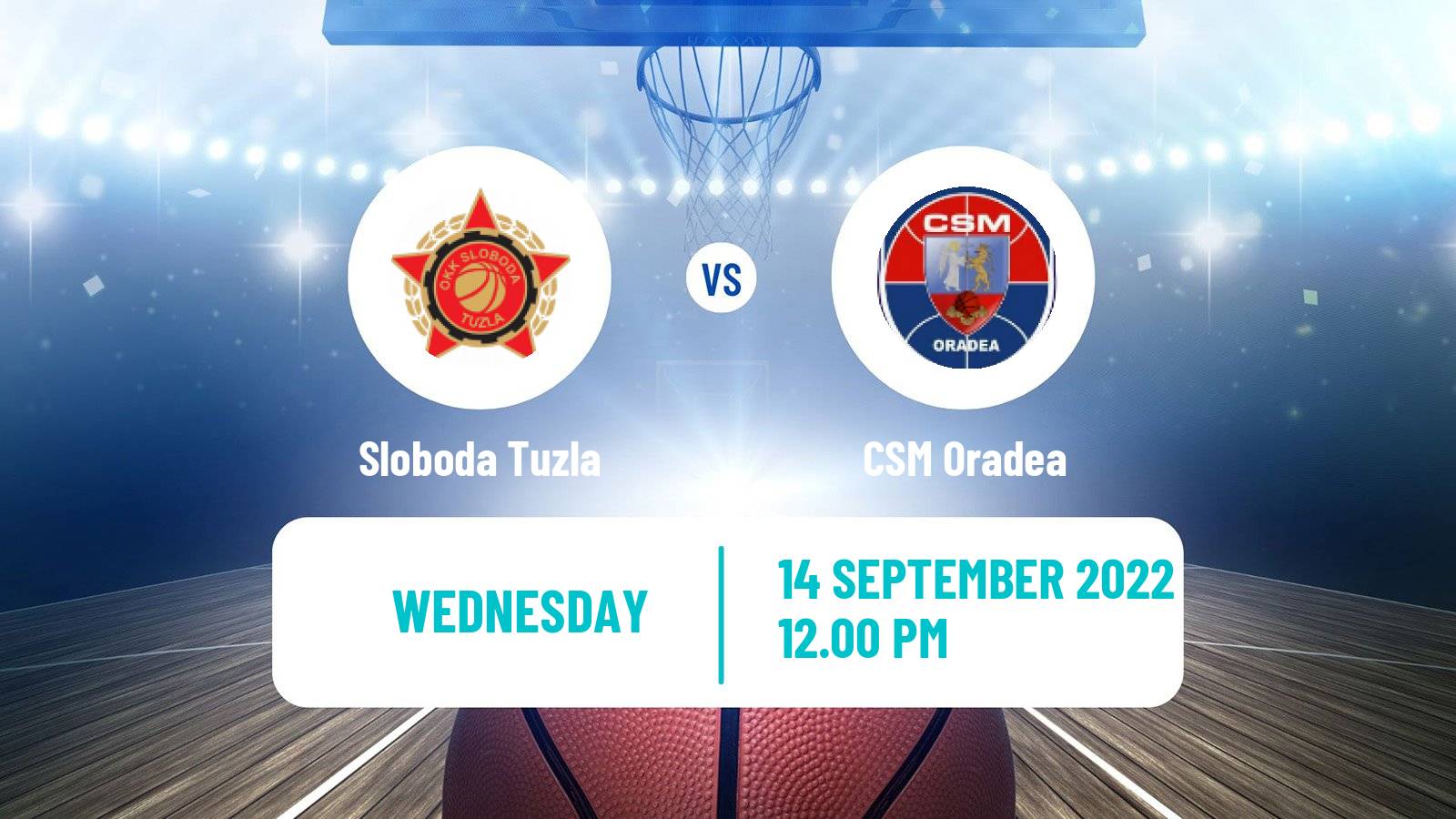 Basketball Club Friendly Basketball Sloboda Tuzla - CSM Oradea