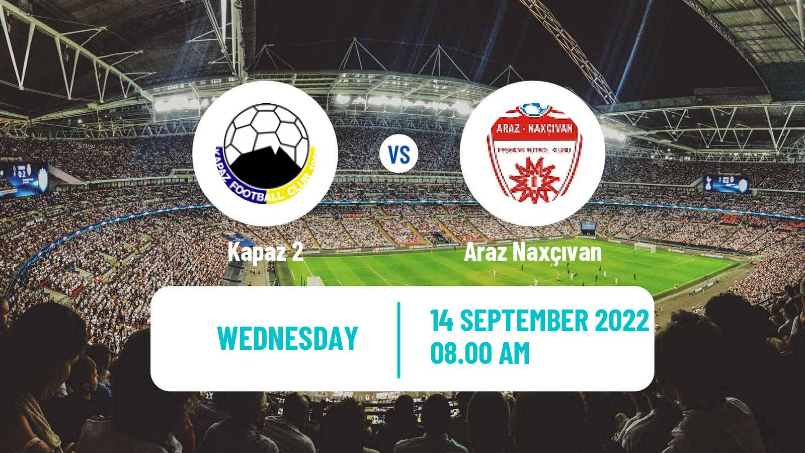 Soccer Azerbaijan First Division Kapaz 2 - Araz Naxçıvan