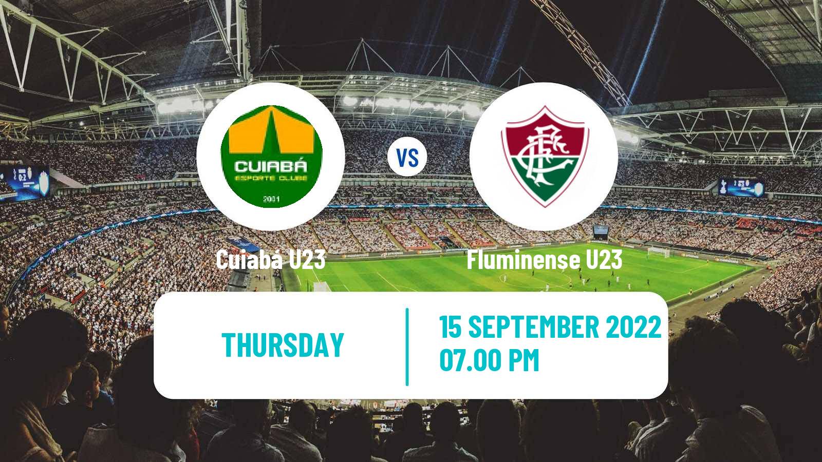 Soccer Brasileiro U23 Cuiabá U23 - Fluminense U23