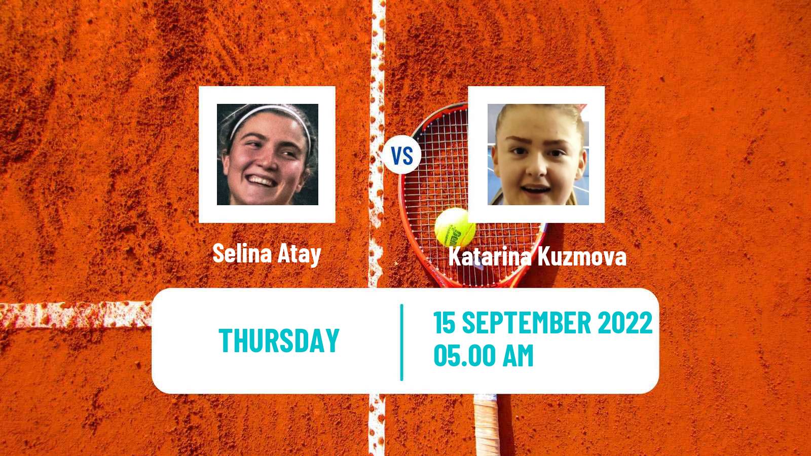 Tennis ITF Tournaments Selina Atay - Katarina Kuzmova
